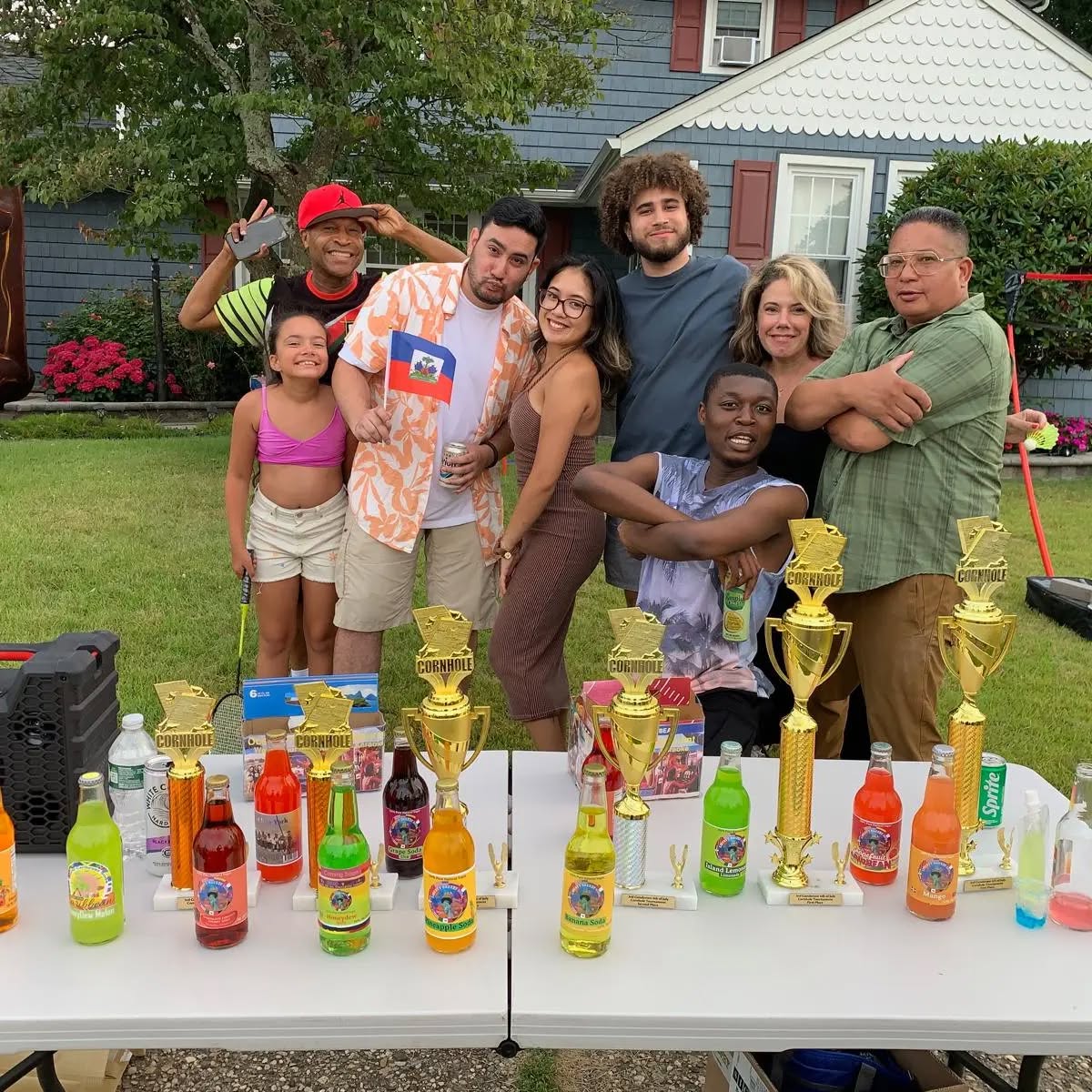 Friends enjoying Liberty Breeze at a party